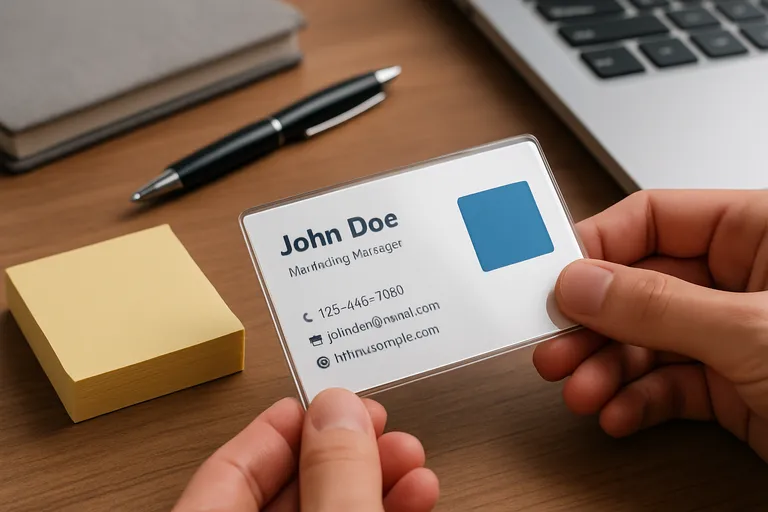 Voordelen van gelamineerde visitekaartjes